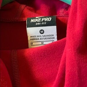 Nike pro dri fit hoodie